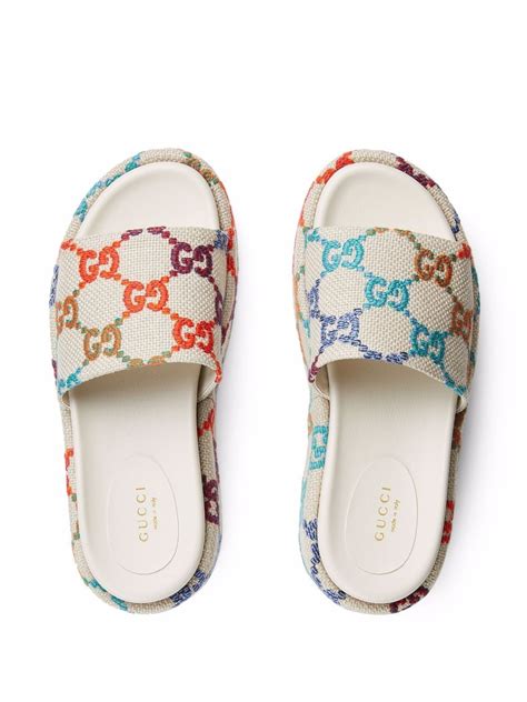 century 21 gucci slides|Gucci laid back slides.